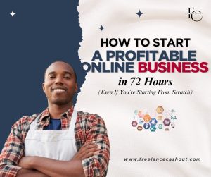 How to Start a Profitable Online Business in 72 Hours